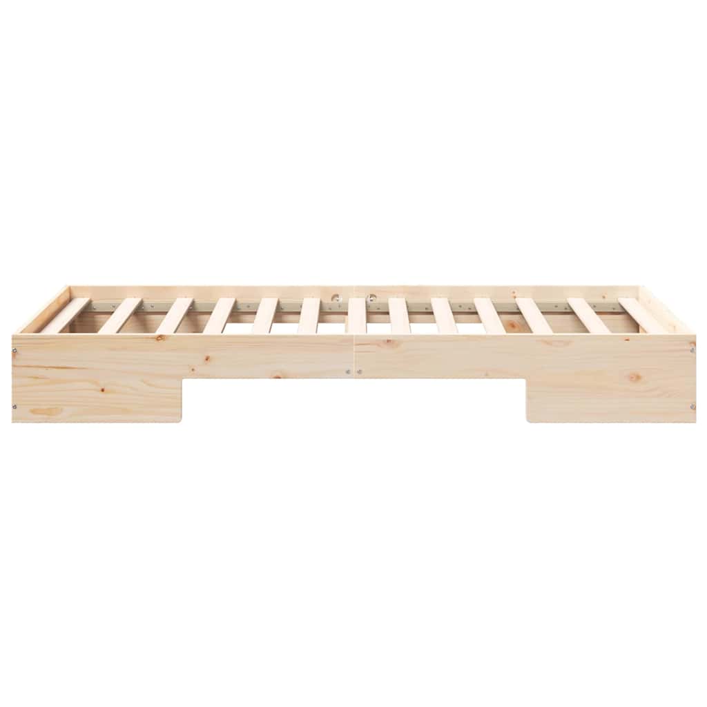 Bed Frame Brown 100 x 200 cm