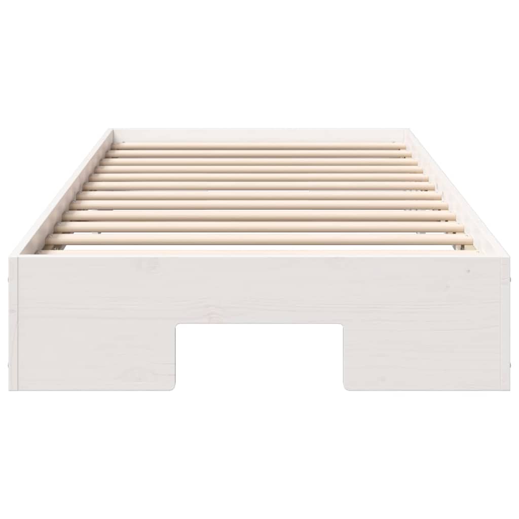Bed Frame White 90 x 190 cm