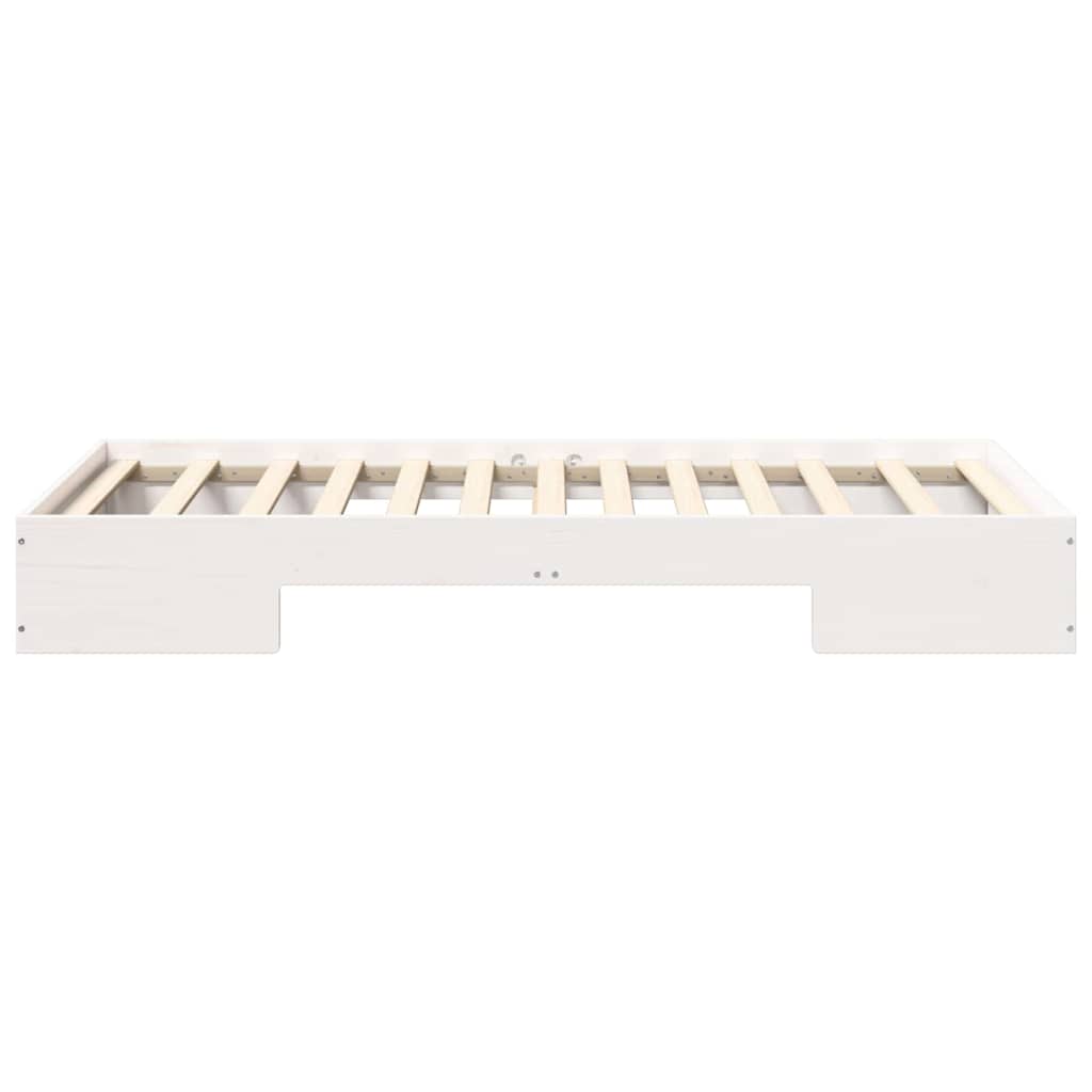 Bed Frame White 90 x 190 cm