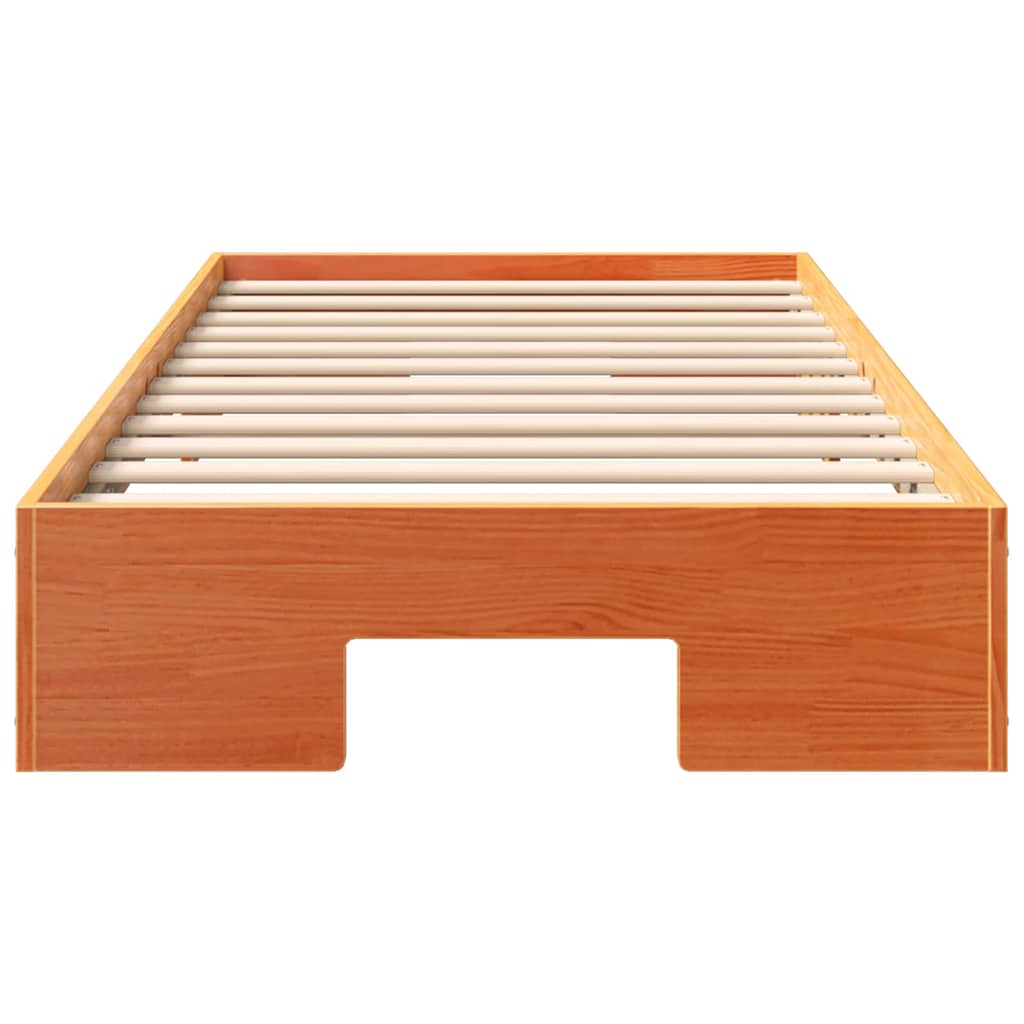 Bed Frame Brown 75 x 190 cm
