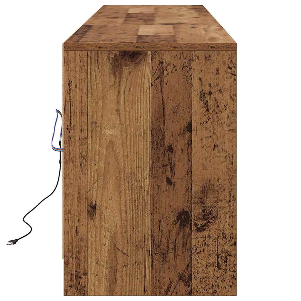 TV Units 2 pcs Old Wood 180 x 34 x 50 cm Engineered Wood