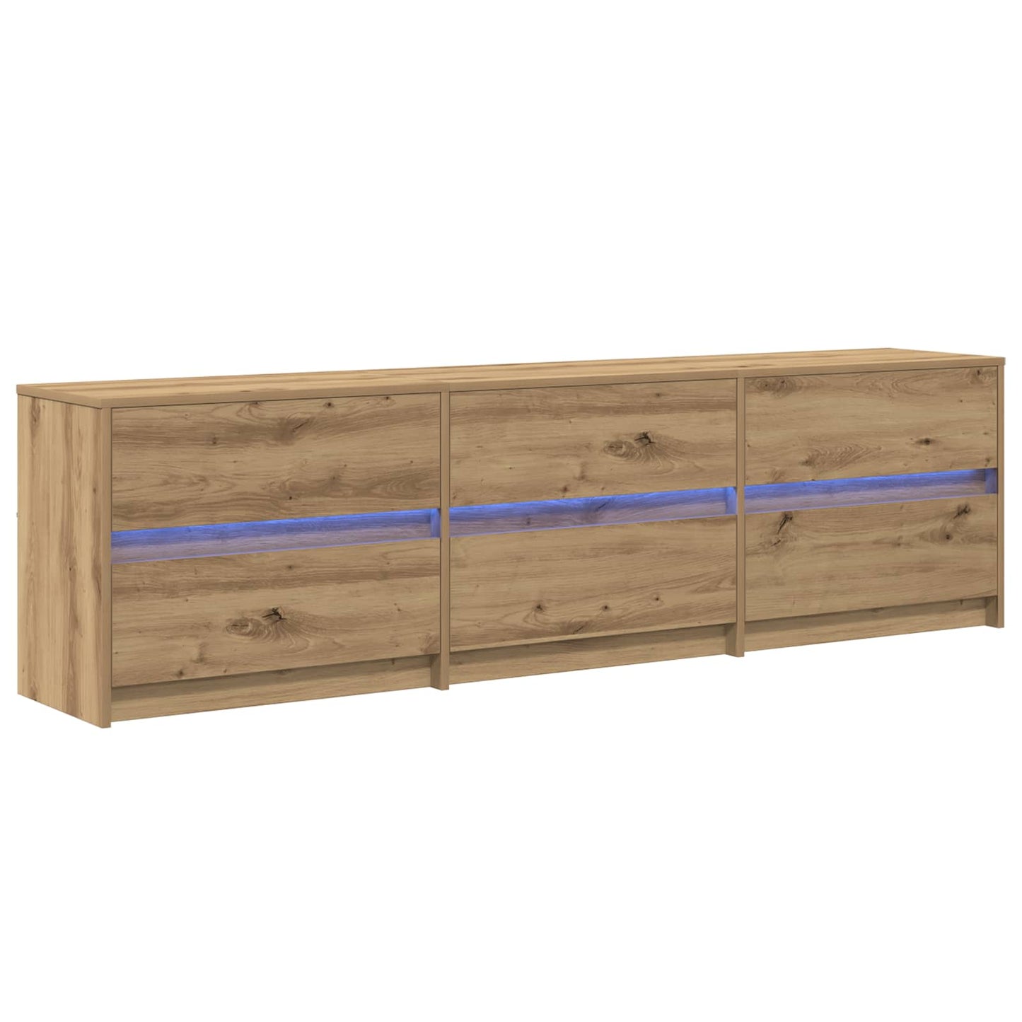 TV Units 2 pcs Artisan Oak 180 x 34 x 50 cm Engineered Wood