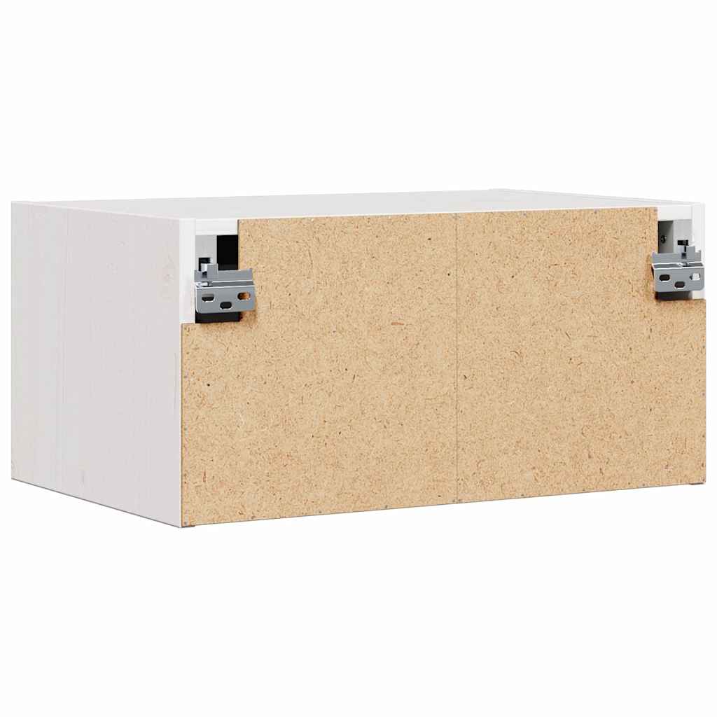 Bedside Table 2 pcs White 50 x 32.5 x 24 cm Solid pine wood