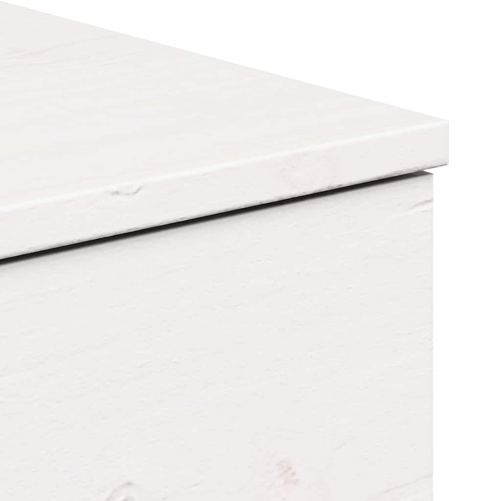 Bedside Table 2 pcs White 37 x 35 x 18.5 cm Solid pine wood