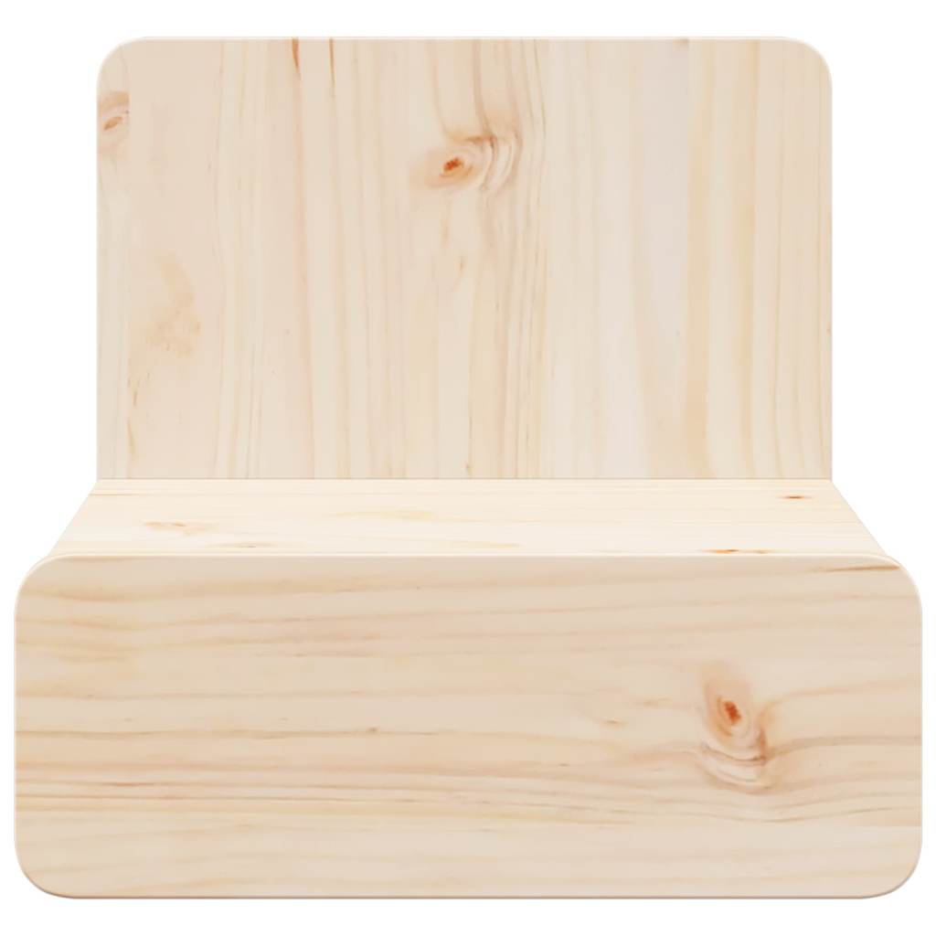 Bedside Table 2 pcs Brown 44 x 32.5 x 40 cm Solid pine wood