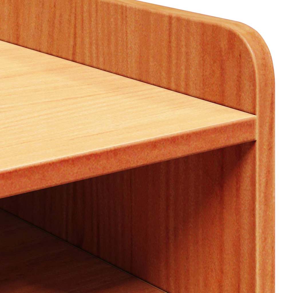 Bedside Table Wax Brown 38 x 36 x 29.5 cm Solid pine wood