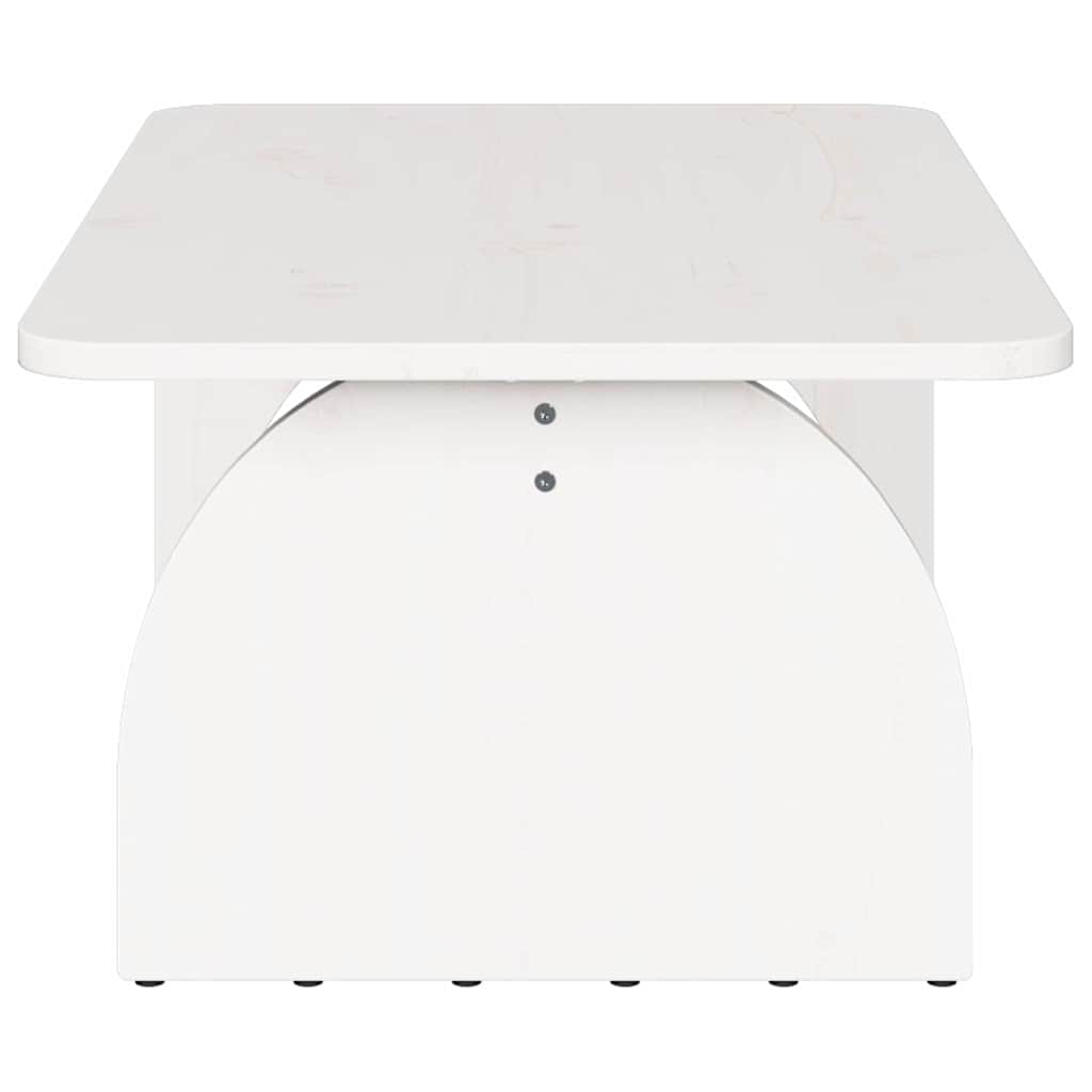 Coffee Table White 80 x 50 x 31 cm Solid pine wood