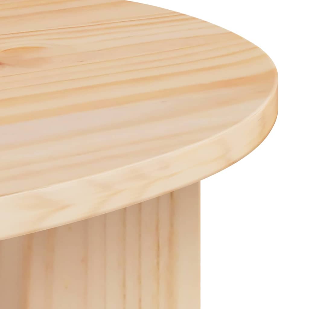 Coffee Table Natural 50 x 40 x 50 cm Solid pine wood