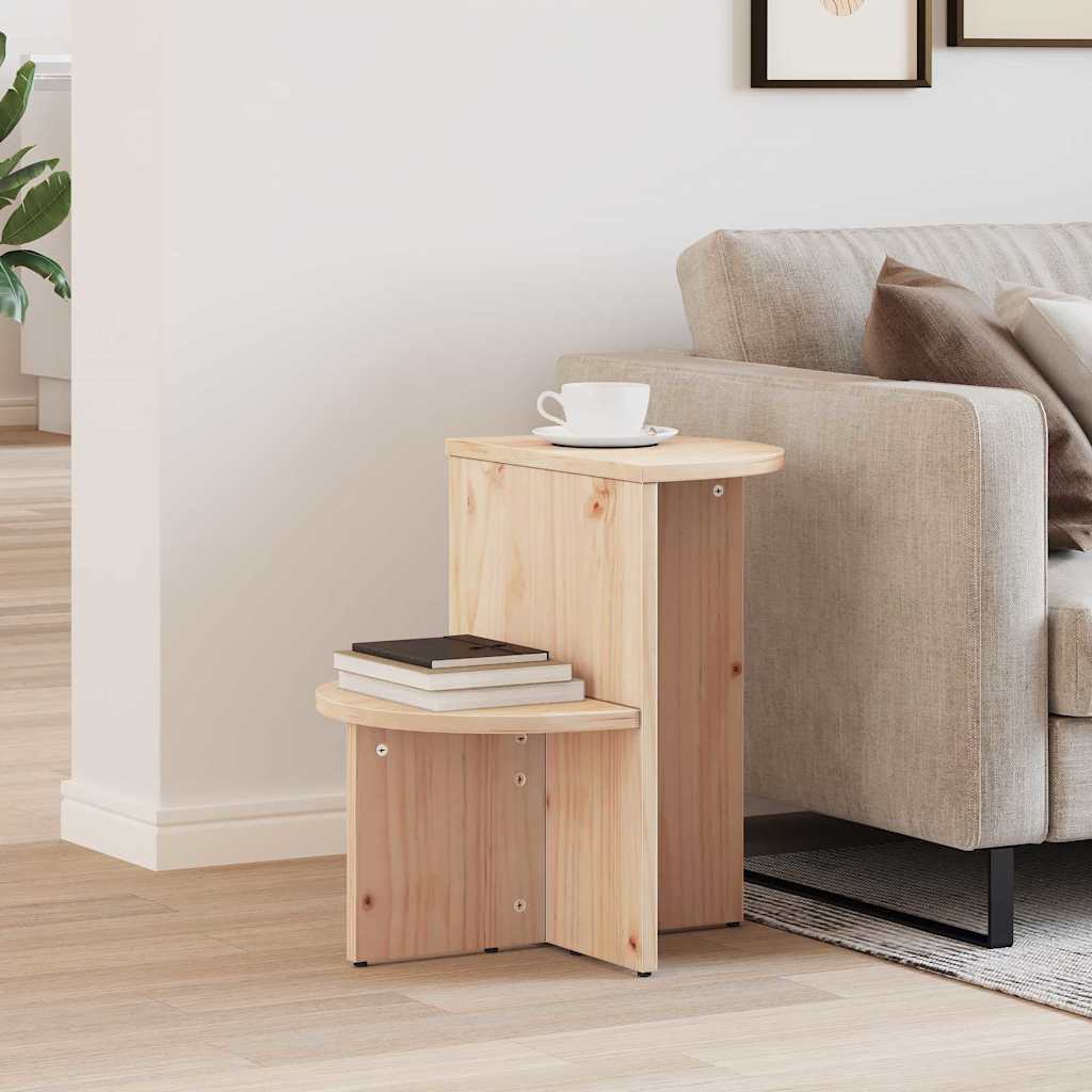 Coffee Table Natural 50 x 40 x 50 cm Solid pine wood