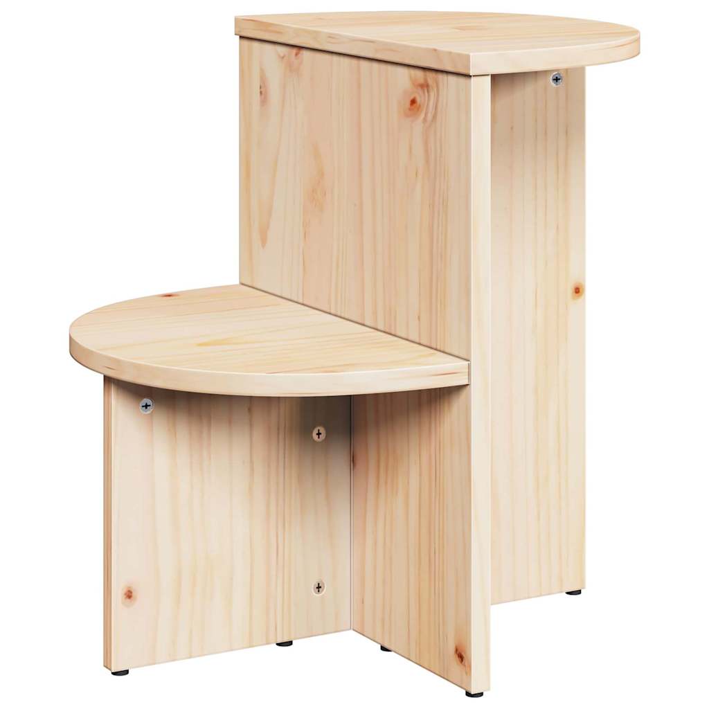 Coffee Table Natural 50 x 40 x 50 cm Solid pine wood