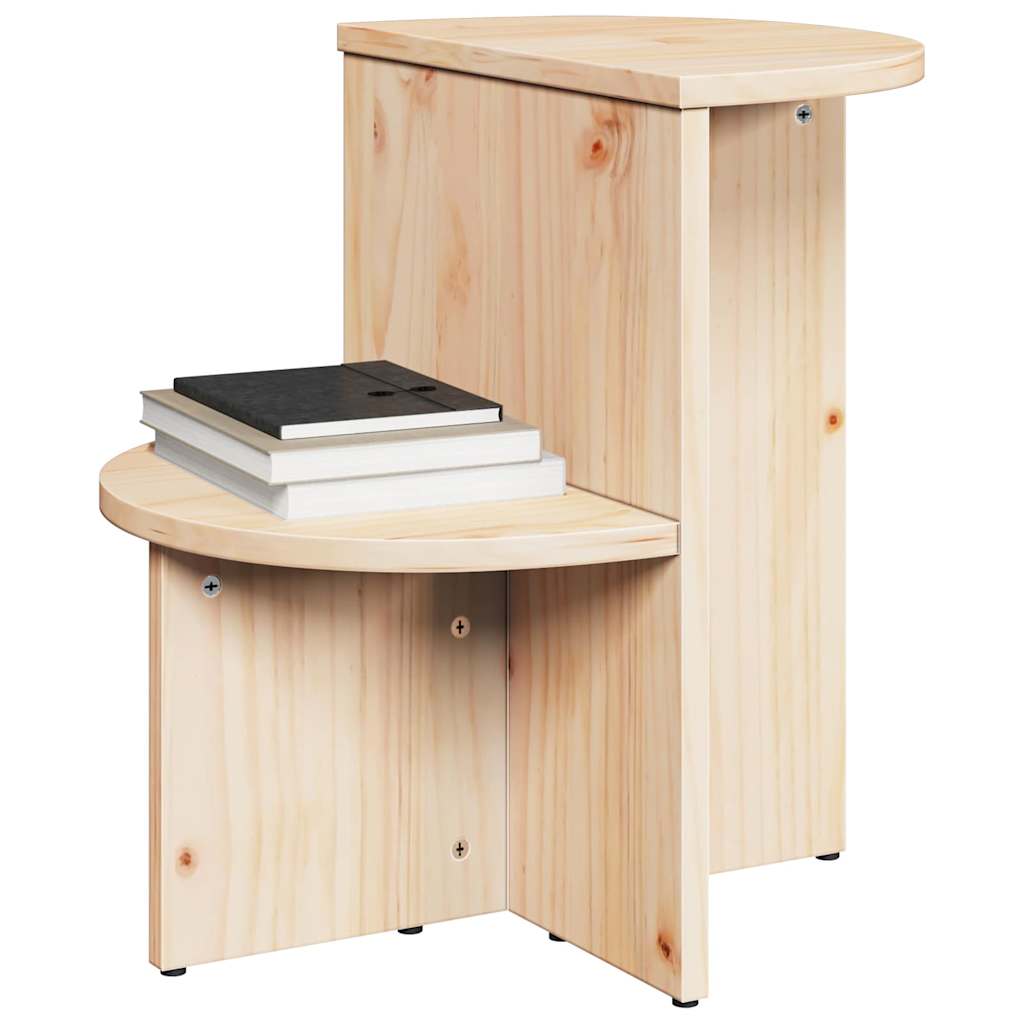 Coffee Table Natural 50 x 40 x 50 cm Solid pine wood