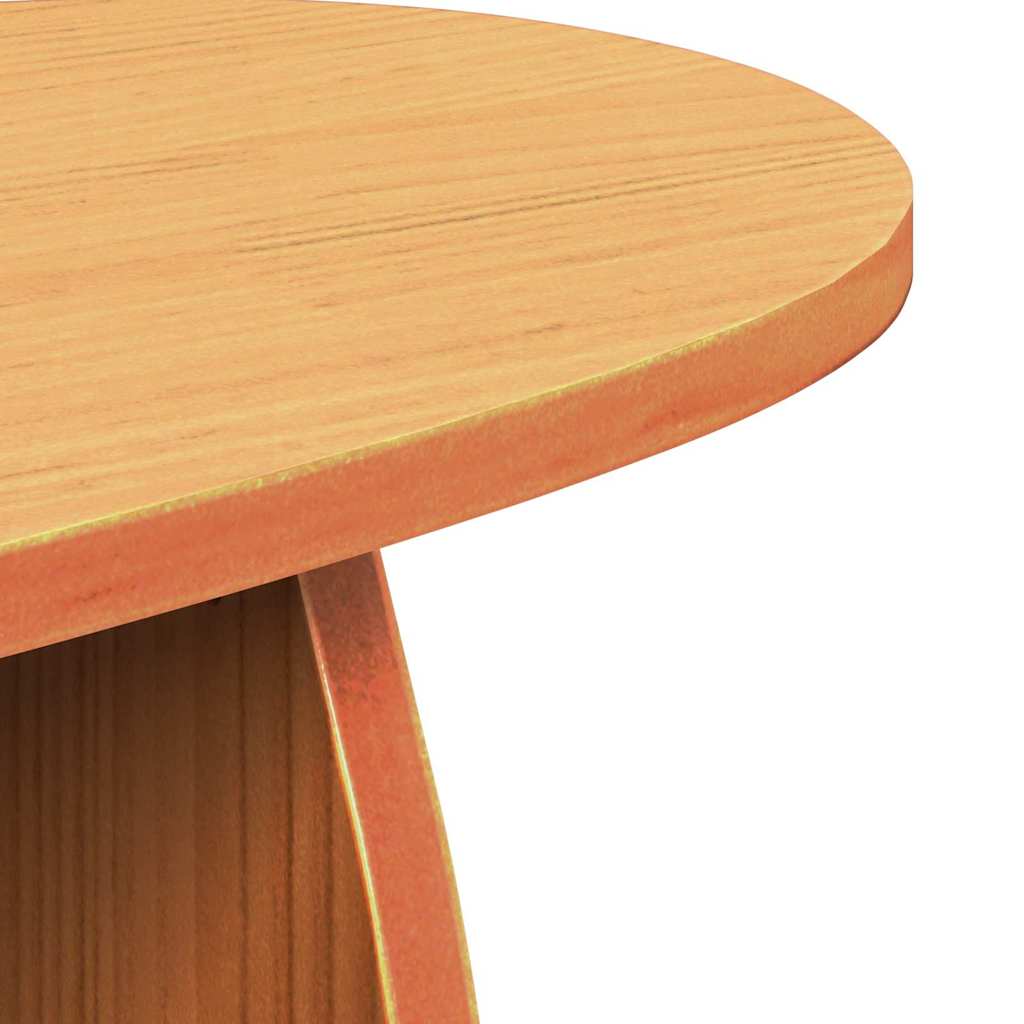 Coffee Table Wax Brown 80 x 40 x 35 cm Solid Pine Wood