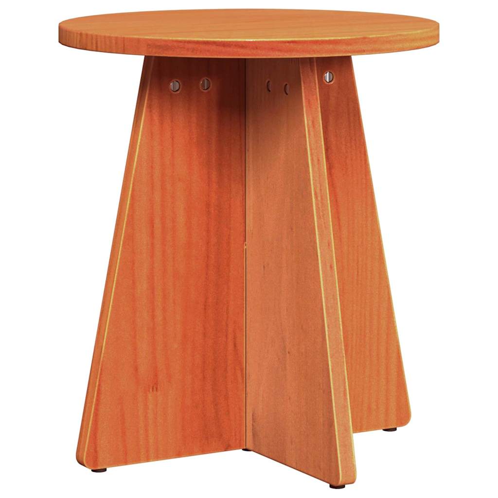 Coffee Table 3 pcs Wax Brown