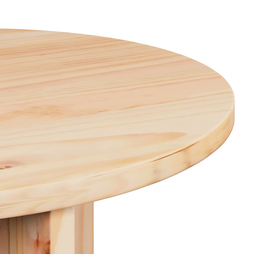 Coffee Table 2 pcs Natural Solid Pine wood