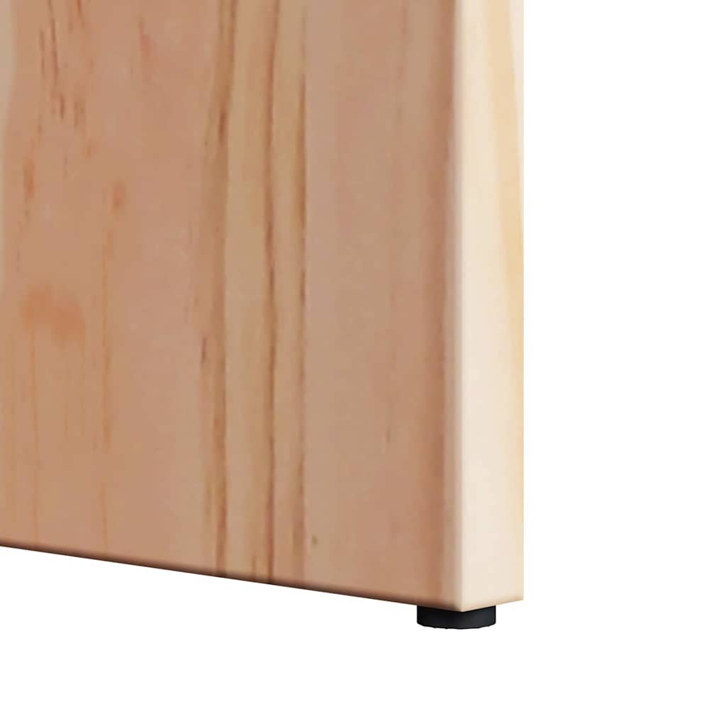 Coffee Table 2 pcs Natural Solid Pine wood
