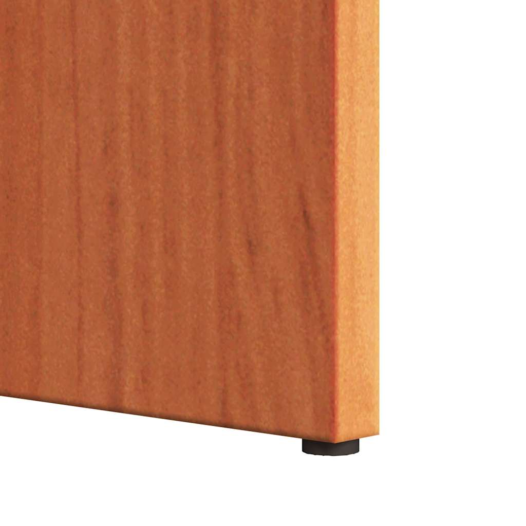 Coffee Table 2 pcs Wax Brown Solid Pine wood