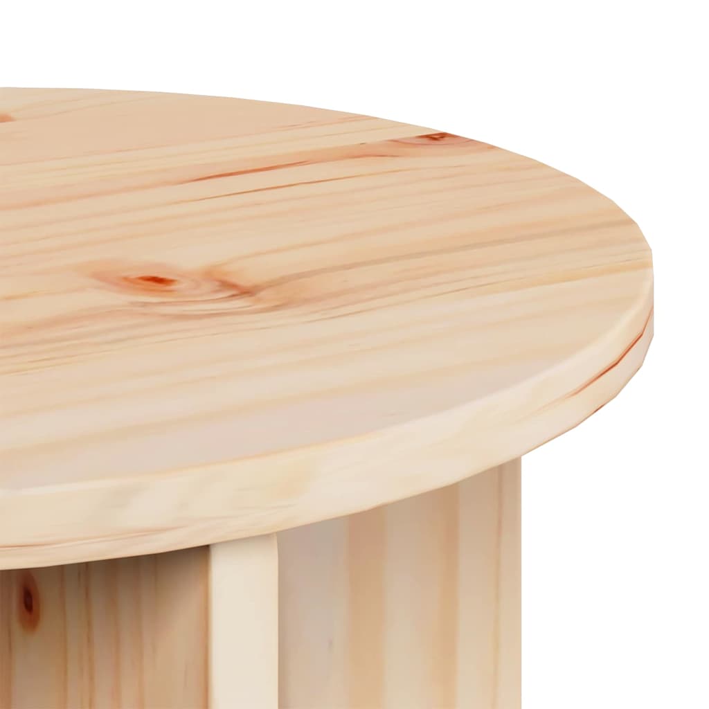 Coffee Table 2 pcs Natural Solid Pine wood
