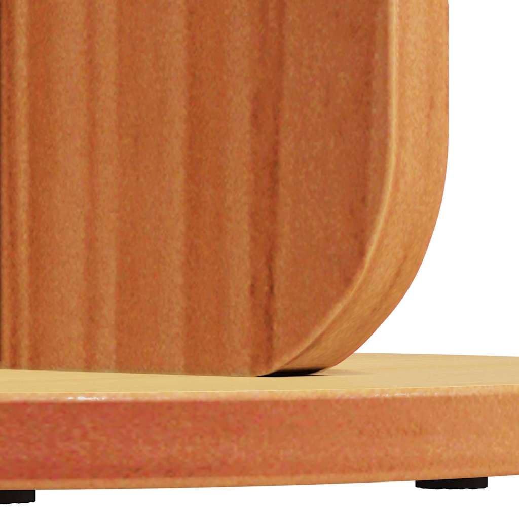 Coffee Table Wax Brown 39.5 x 39.5 x 53.5 cm Solid pine wood