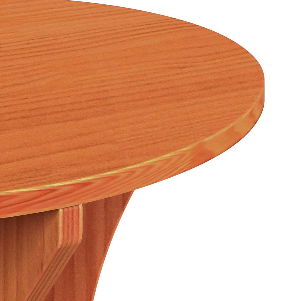 Coffee Table 3 pcs Wax Brown