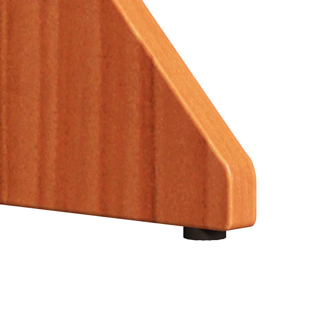Coffee Table 3 pcs Wax Brown