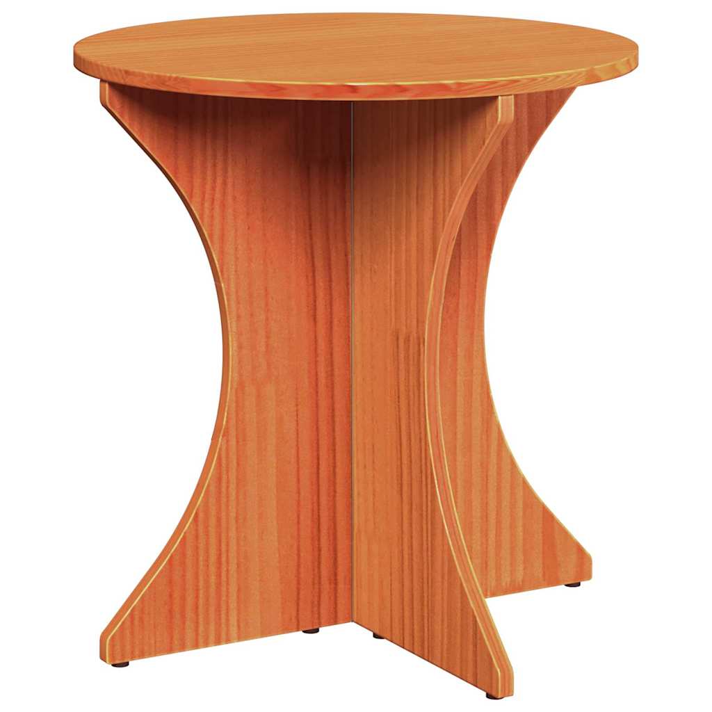 Coffee Table 3 pcs Wax Brown
