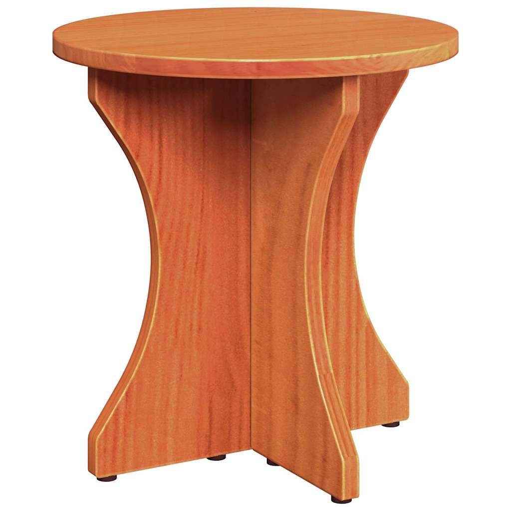 Coffee Table 3 pcs Wax Brown