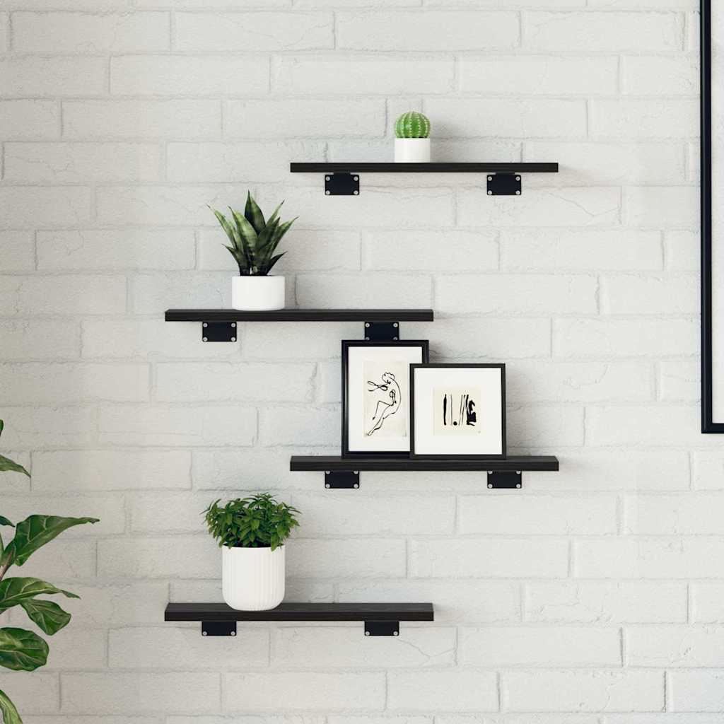 Bookshelf Board 3-Tier 4 pcs 40 x 10 x 1.5 cm Engineered Wood
