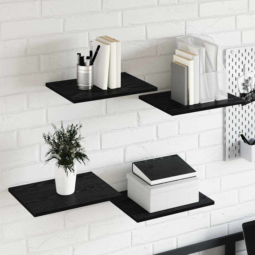 Bookshelf Board 3-Tier 4 pcs 40 x 30 x 1.5 cm Engineered Wood