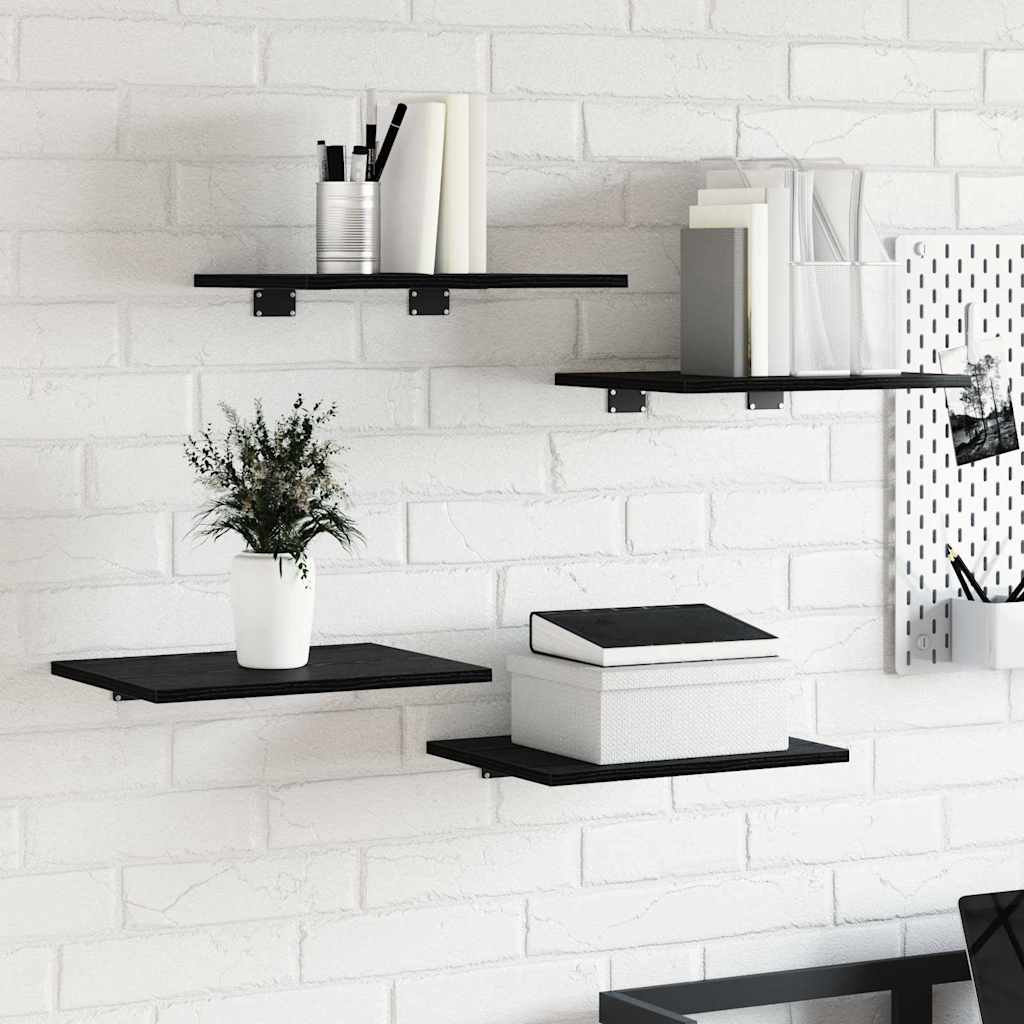 Bookshelf Board 3-Tier 4 pcs 40 x 30 x 1.5 cm Engineered Wood