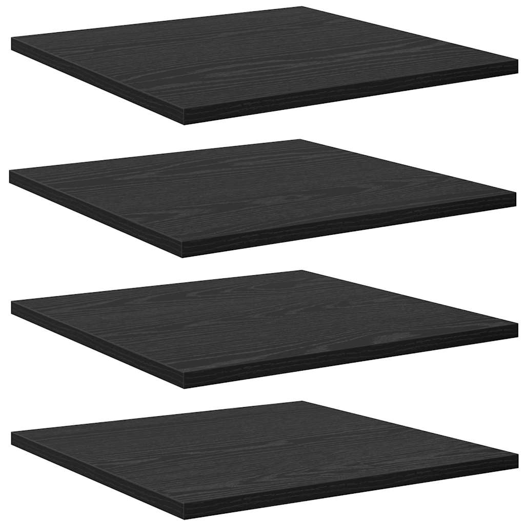 Bookshelf Board 3-Tier 4 pcs 40 x 40 x 1.5 cm Engineered Wood
