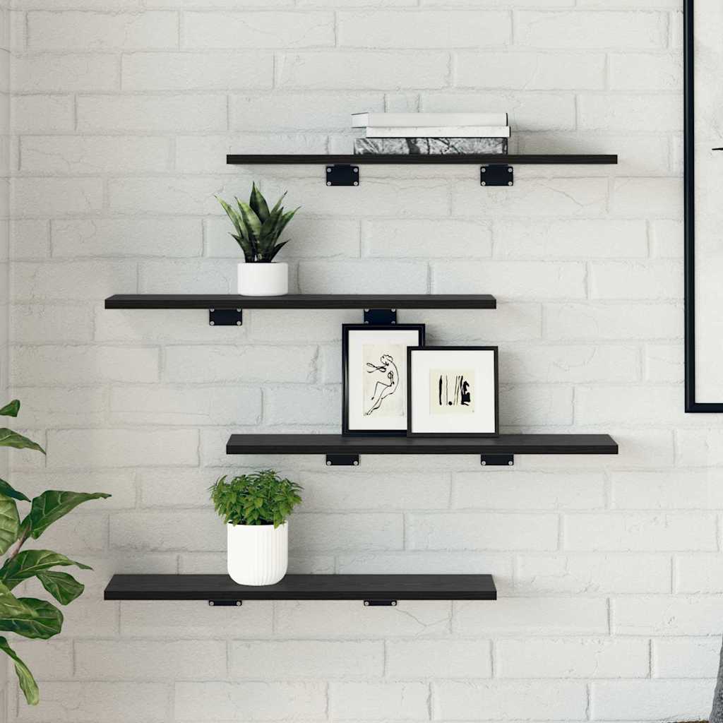 Bookshelf Board 3-Tier 4 pcs 60 x 20 x 1.5 cm Engineered Wood