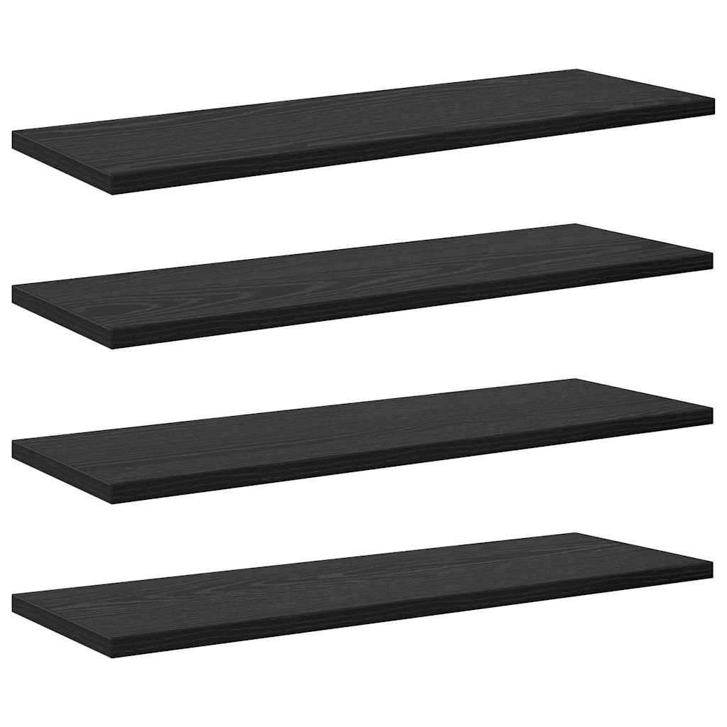 Bookshelf Board 3-Tier 4 pcs 60 x 20 x 1.5 cm Engineered Wood
