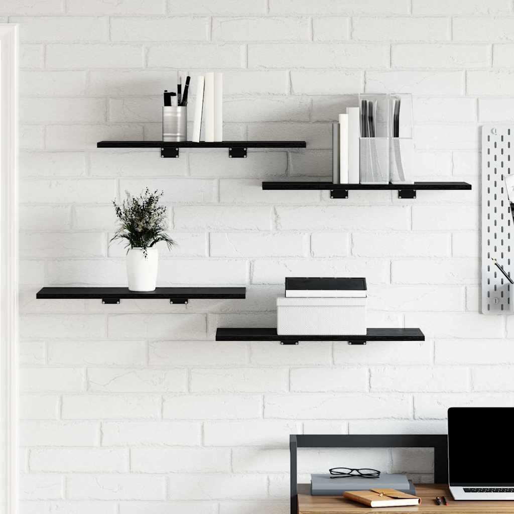 Bookshelf Board 3-Tier 4 pcs 60 x 30 x 1.5 cm Engineered Wood