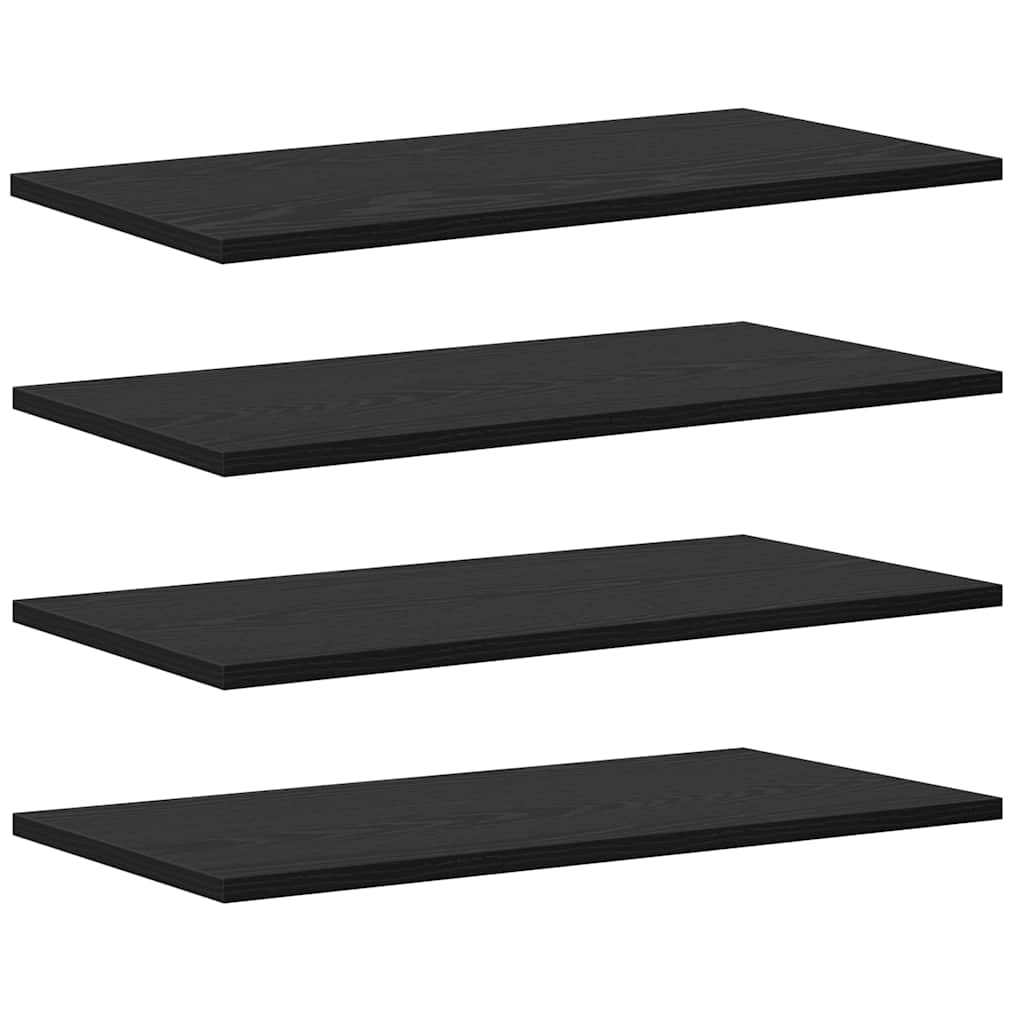 Bookshelf Board 3-Tier 4 pcs 60 x 30 x 1.5 cm Engineered Wood