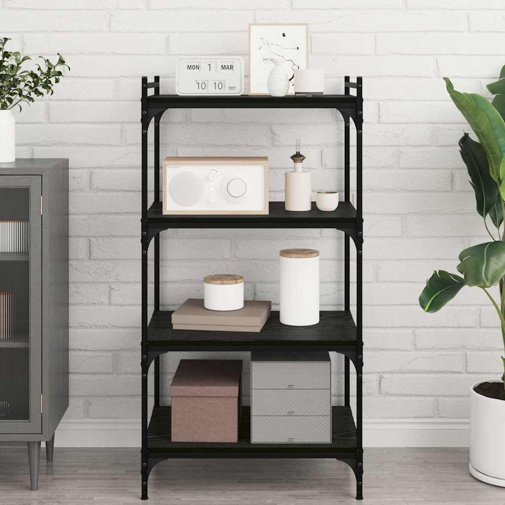 Bookshelf Board 3-Tier 4 pcs 60 x 40 x 1.5 cm Engineered Wood