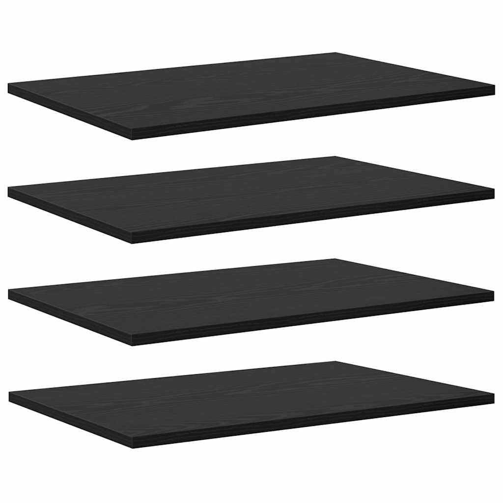 Bookshelf Board 3-Tier 4 pcs 60 x 40 x 1.5 cm Engineered Wood