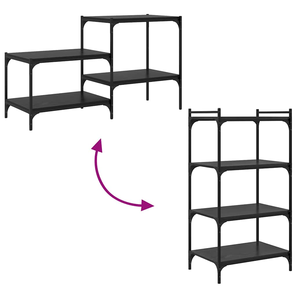 Bookshelf Board 3-Tier 4 pcs 60 x 40 x 1.5 cm Engineered Wood