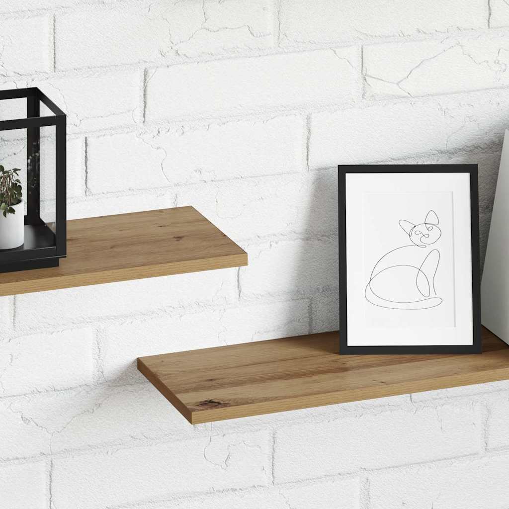 Bookshelf Board 3-Tier 4 pcs 100 x 20 x 1.5 cm Engineered Wood