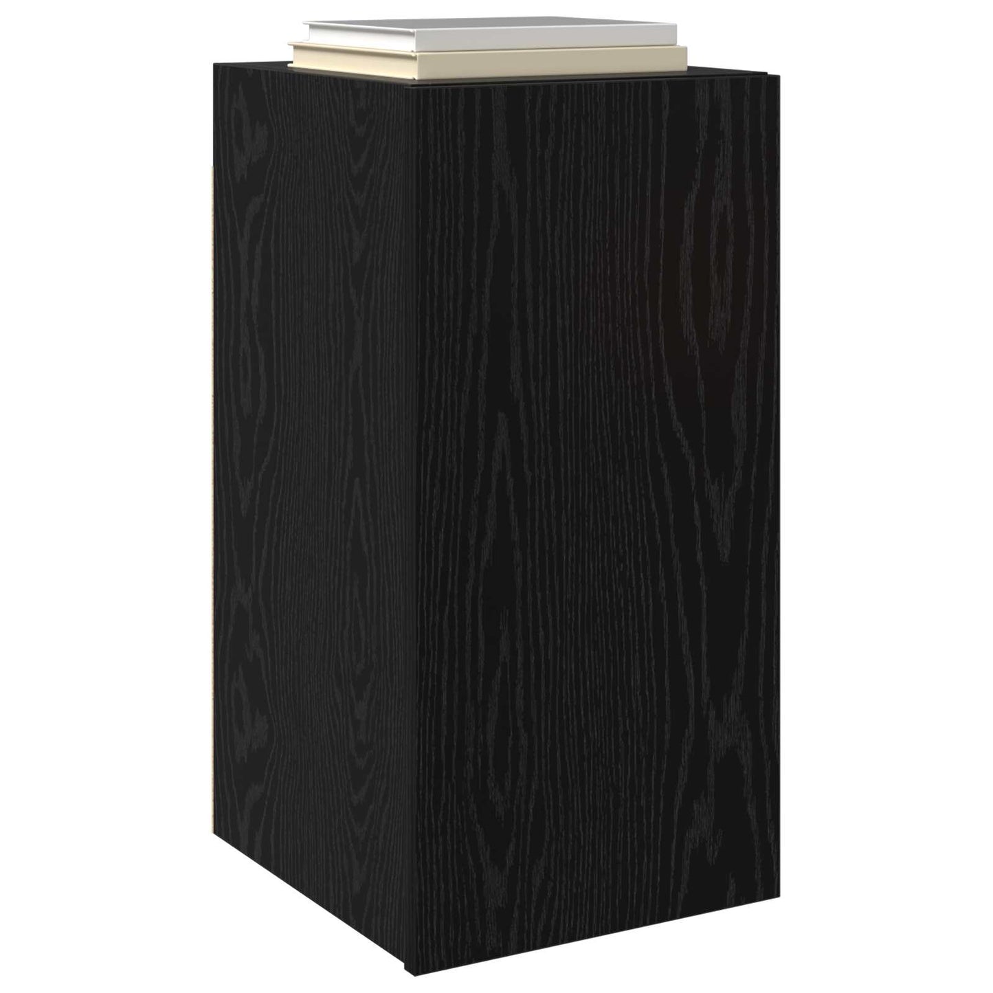 Wall TV Cabinet Black Oak 30.5 x 30 x 60 cm Engineered Wood