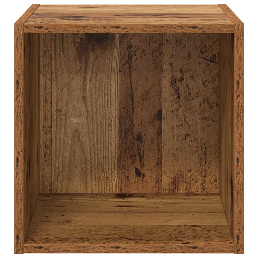 Wall Cabinet Old Wood 37 x 37 x 37 cm Engineered Wood