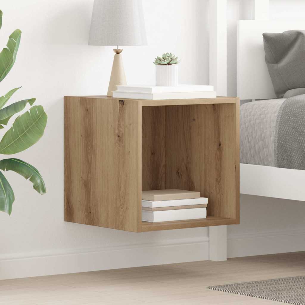 Wall Cabinet Wall-Mounted Artisan Oak 37 x 37 x 37 cm