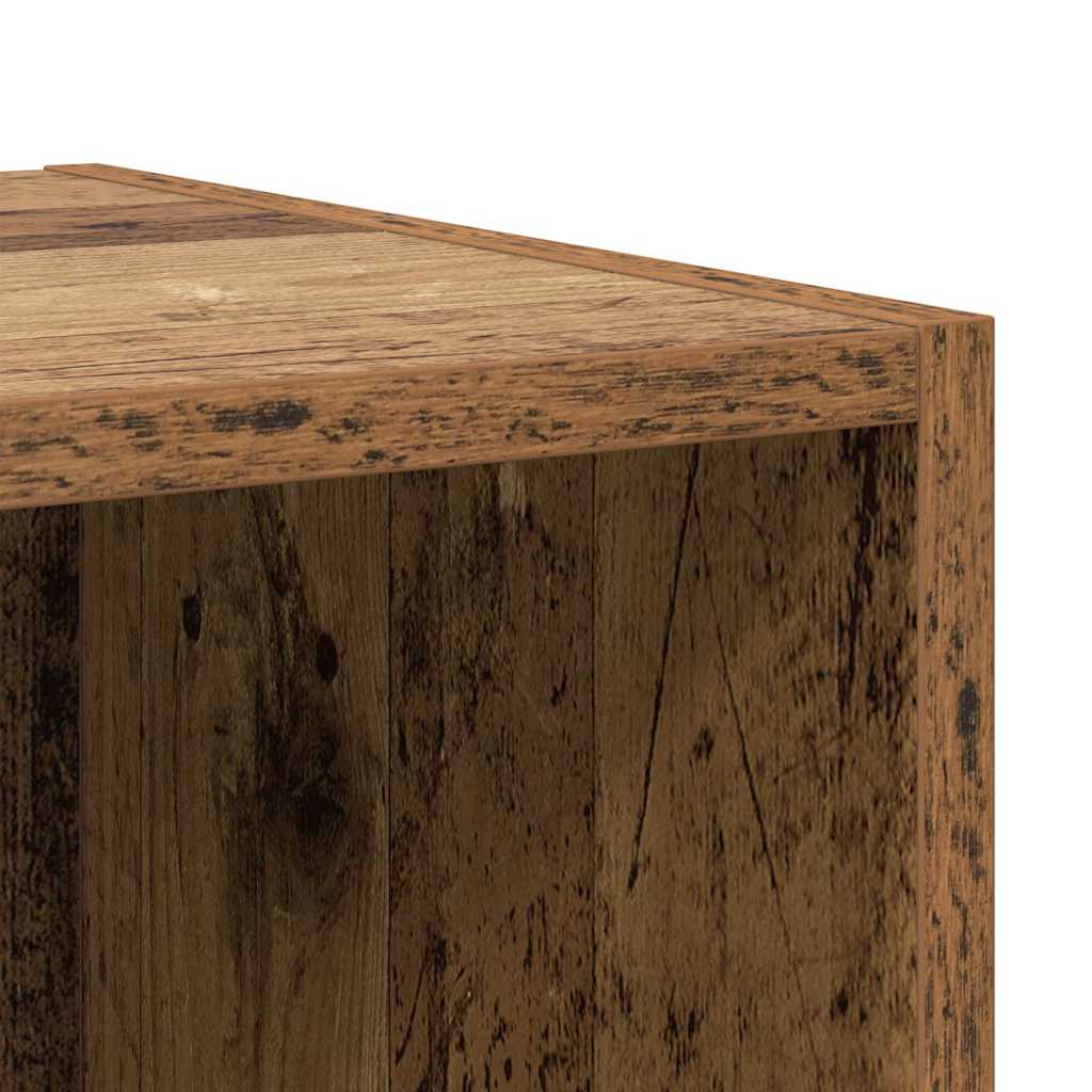 TV Cabinet Set Old Wood 37 x 37 x 72 cm Engineered Wood