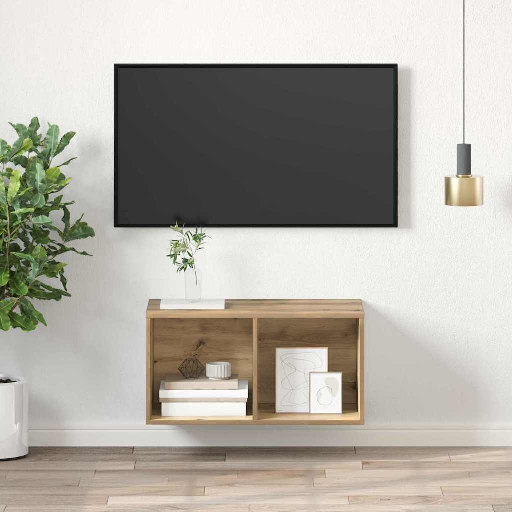 TV Cabinet Set Artisan Oak 37 x 37 x 72 cm Engineered Wood