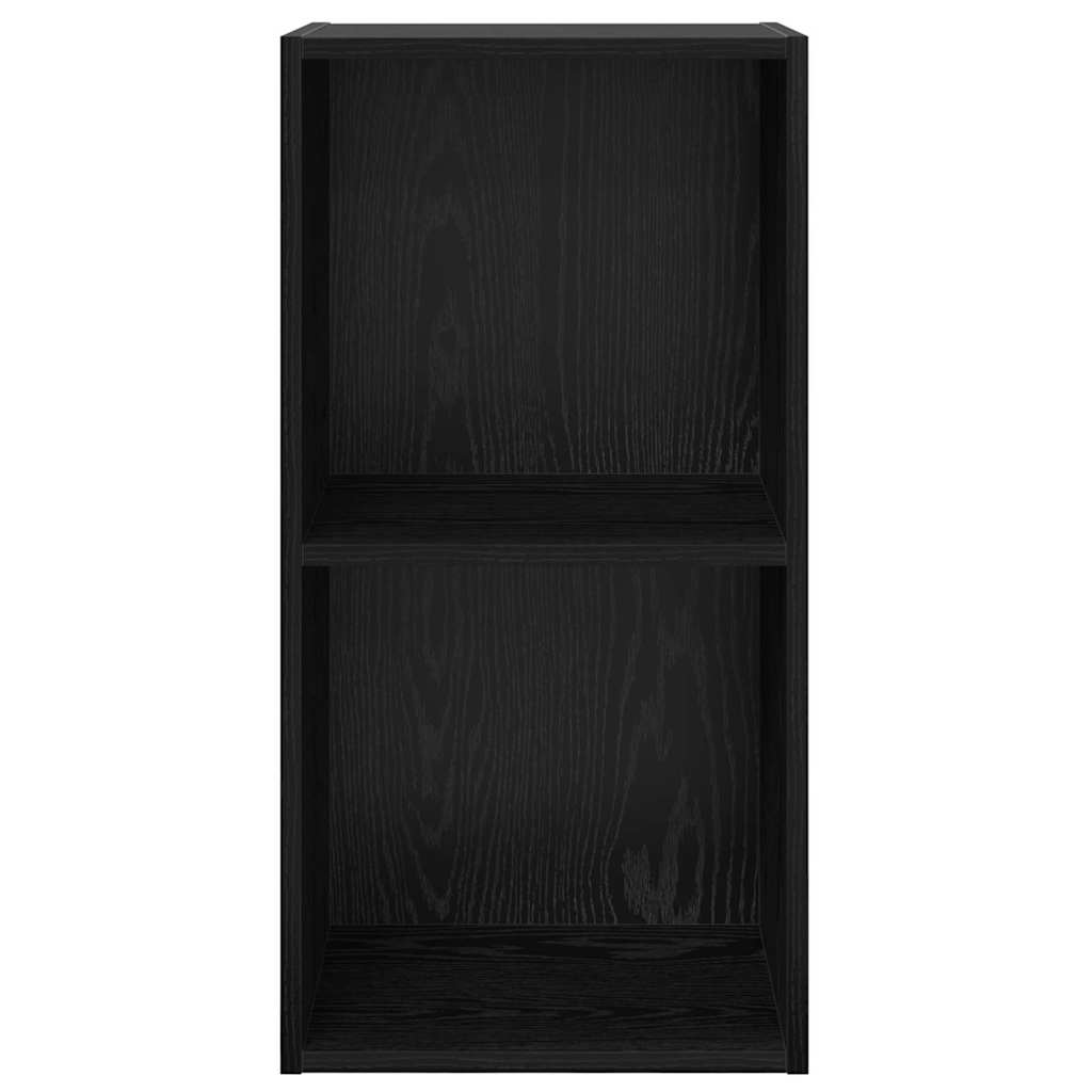 TV Cabinet Set Black Oak 37 x 37 x 72 cm Engineered Wood