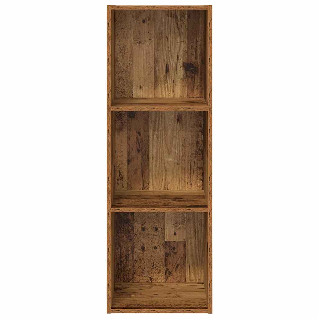 TV Cabinet Set Old Wood 37 x 37 x 107 cm Engineered Wood
