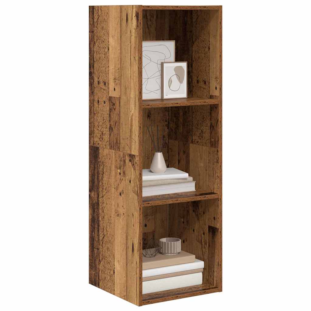TV Cabinet Set Old Wood 37 x 37 x 107 cm Engineered Wood