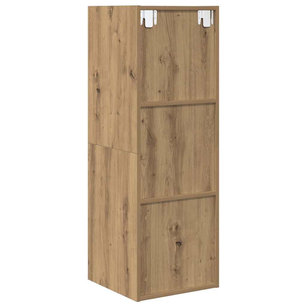 TV Cabinet Set Artisan Oak 37 x 37 x 107 cm Engineered Wood