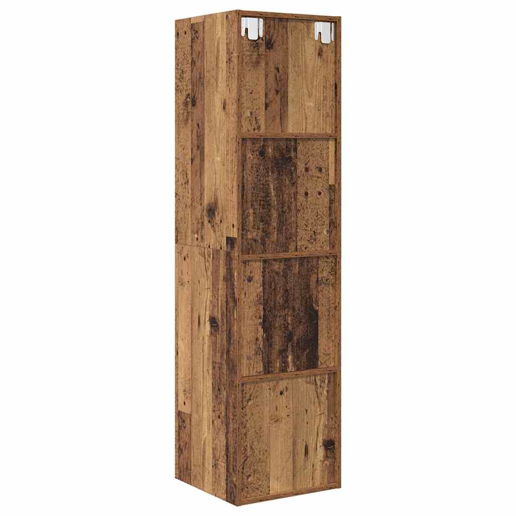 TV Cabinet Set Old Wood 37 x 37 x 142.5 cm Engineered Wood
