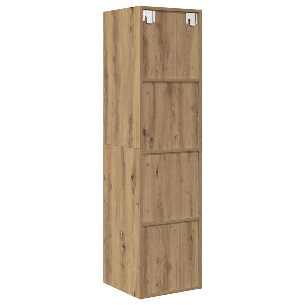 TV Cabinet Set Artisan Oak 37 x 37 x 142.5 cm Engineered Wood