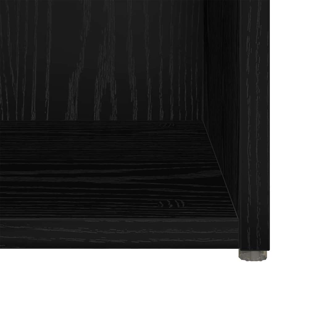 TV Cabinet Set 4 pcs Black 37 x 35 x 37.5 cm Engineered Wood
